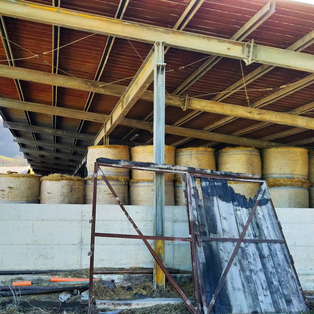 Incendio centro zootecnico - Premilcuore